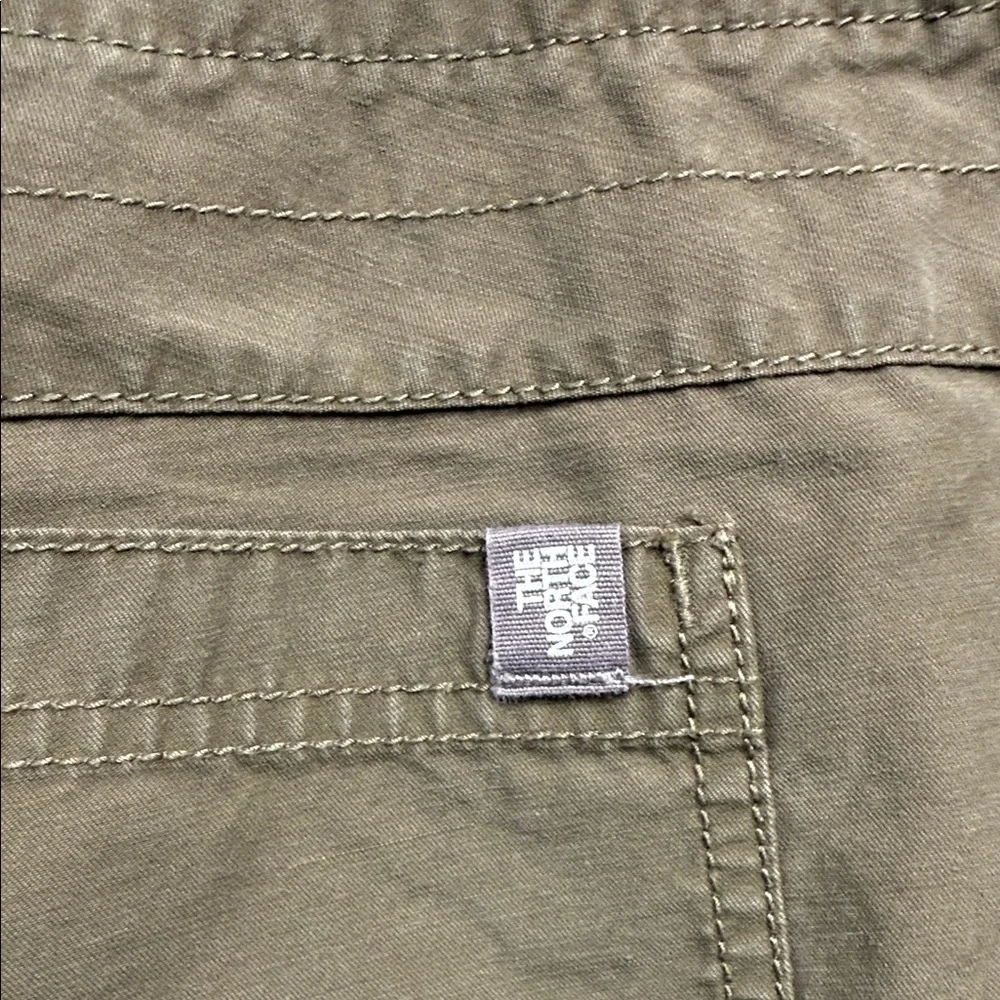 The North Face Men's Tan Cargo Shorts with Belt